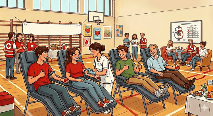 Tanulóink és oktatóink ismét vért adtak