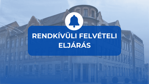 Rendkívüli felvételi eljárás